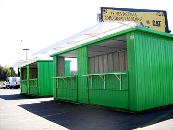Arriendo de kioscos, quioscos