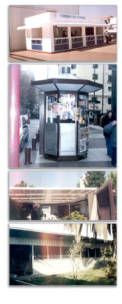 bodegas metalicas, kioscos, galpones, cobertizos, quioscos