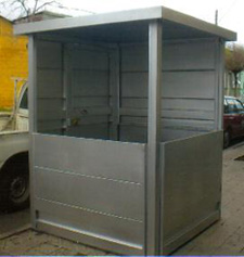 kiosco, quiosco metalico